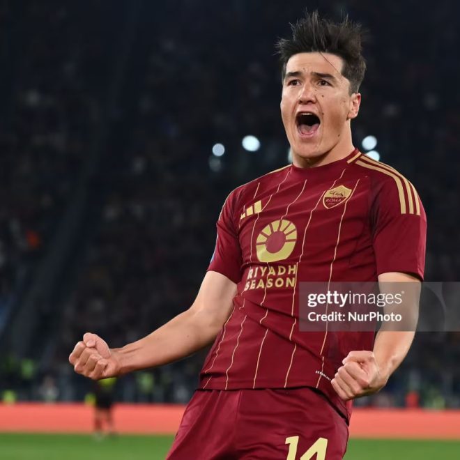 Shomurodov “Roma” — “Yuventus” bahsining eng yaxshi futbolchisi deb topildi