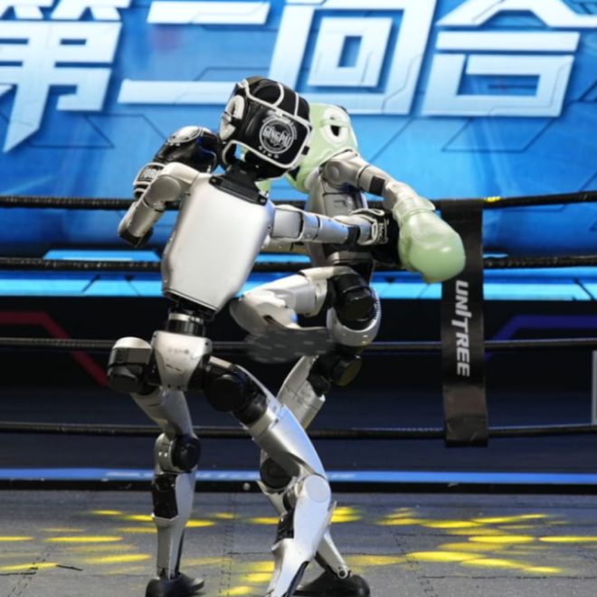 Xitoyda robotlar ilk bor ringda bir-biri bilan olishdi