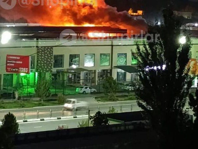 Shahrisabzda ikkita do‘kon yonib ketdi