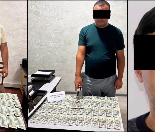 Namanganda qalbaki valyuta sotuvchilar qamoqqa olindi