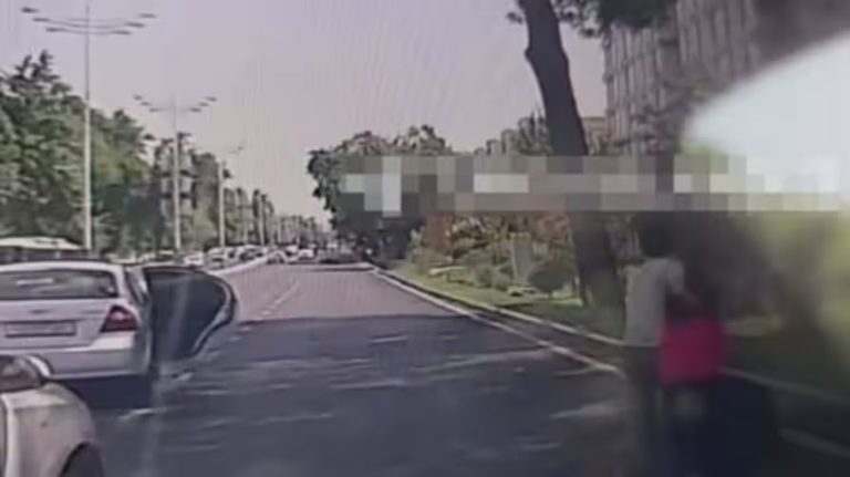 Toshkentda yo‘lovchi qiz harakatlanib ketayotgan Nexia’dan sakradi