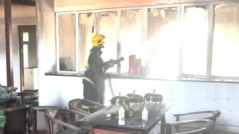 Xorazmda yong‘in bo‘layotgan hududda fuqaro hayoti saqlab qolindi