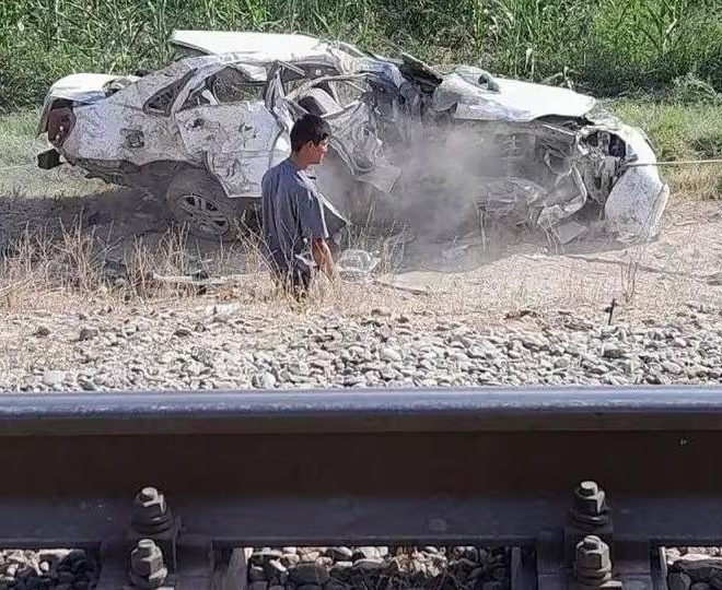 Namanganda poyezd bilan to‘qnashuv oqibatida Gentra’dagi hech kim omon qolmadi