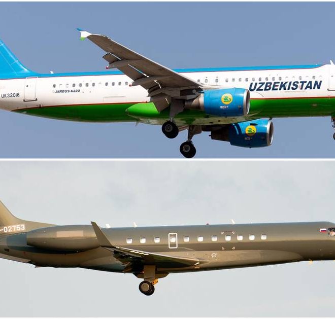 Rossiyada Oʻzbekiston samolyoti va biznes-jet keskin yaqinlashuvi yuzasidan maʼlumot berildi