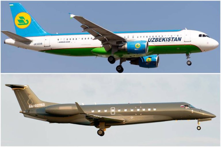 Rossiyada Oʻzbekiston samolyoti va biznes-jet keskin yaqinlashuvi yuzasidan maʼlumot berildi