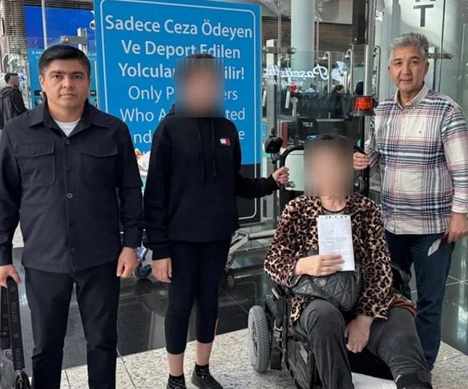 Og‘ir ahvoldagi o‘zbekistonlik ona va qizi Istanbuldan vatanga qaytarildi