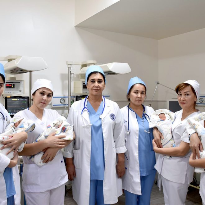 Qarshida to‘rt egizak qizaloq tug‘ildi