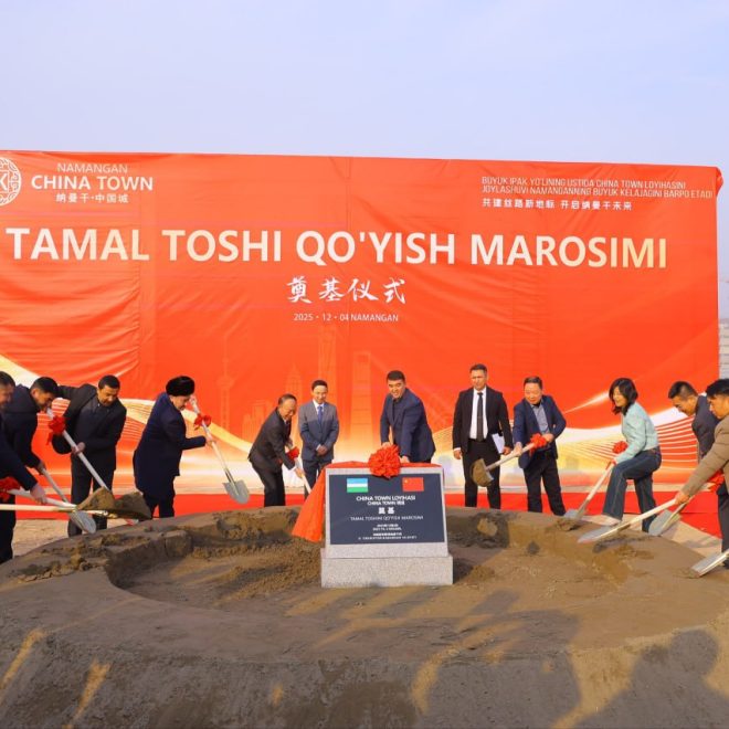 Namanganda xitoyliklar China Town shaharchasini qurishni boshladi