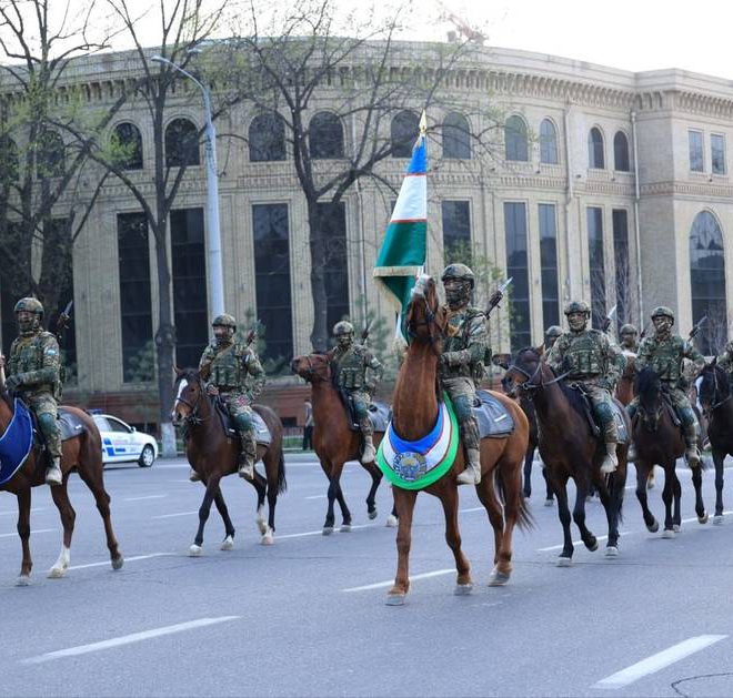 Toshkentda Amir Temur tavalludining 690 yilligi munosabati bilan harbiylar yurishi o‘tkaziladi