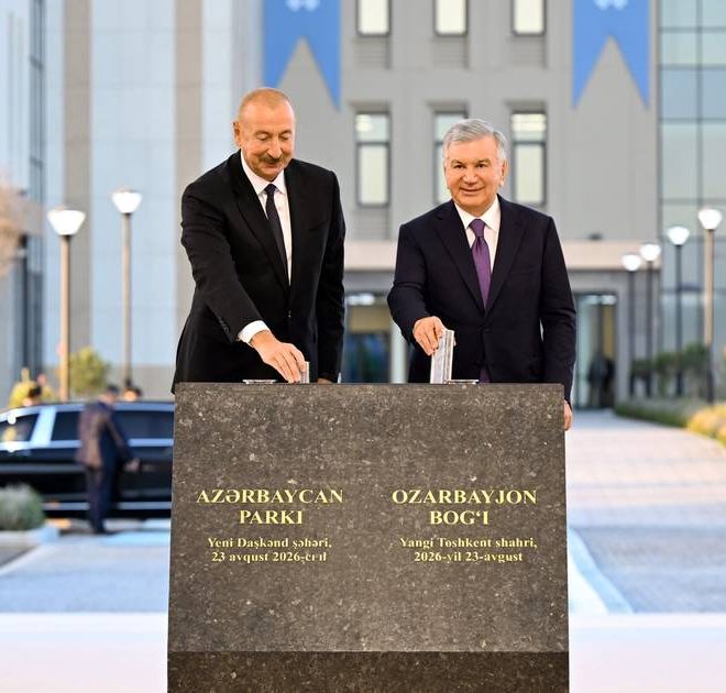 Yangi Toshkentda “Ozarbayjon” bog‘i barpo etiladi